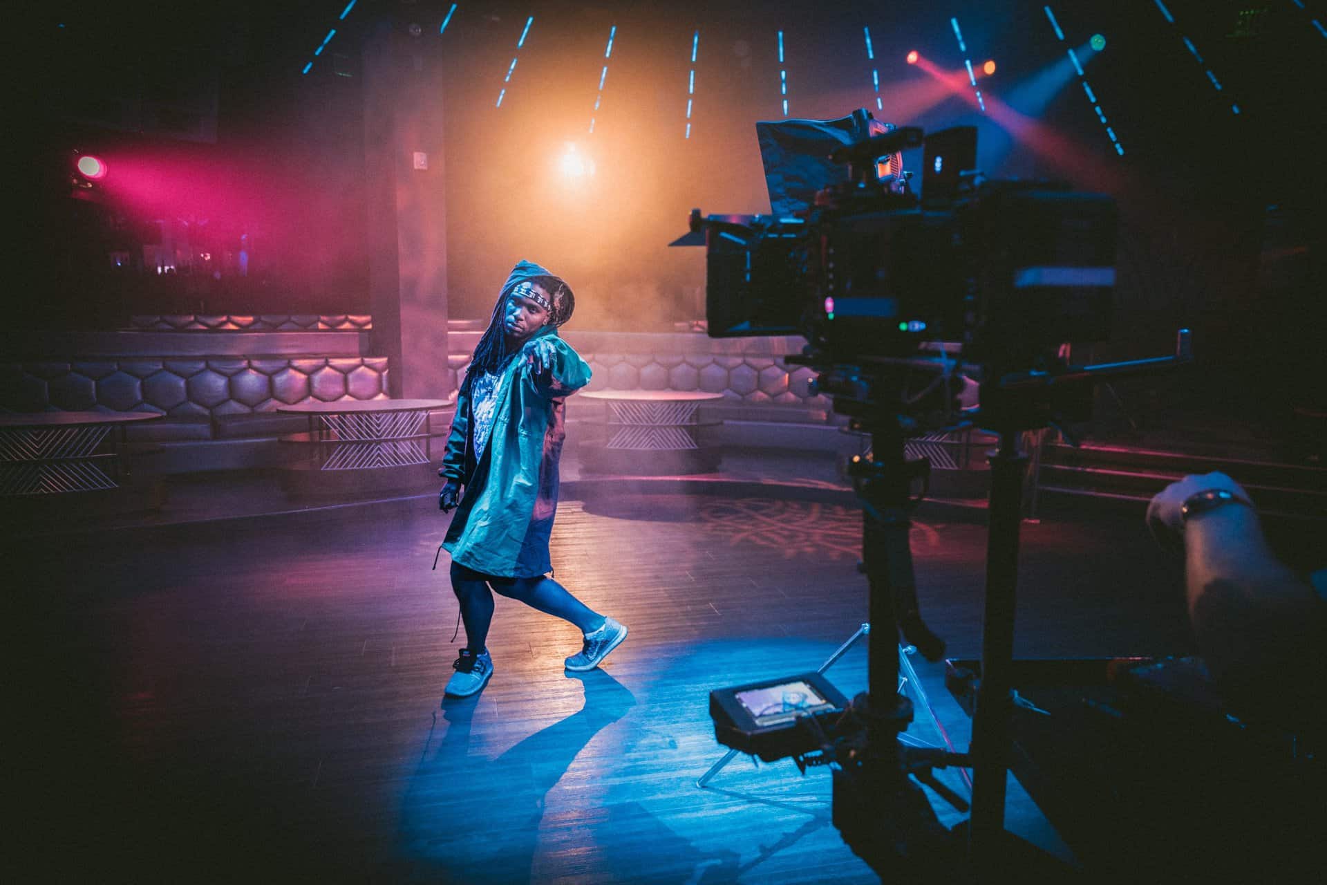 music video filming