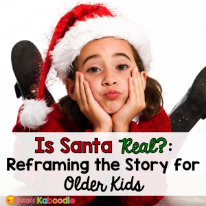 Is Santa Real? It's the dreaded question that no parent wants to hear. Reframing the story of Santa for older children doesn't have to be so earth shattering though. Here are some tips about what to tell your kids about Santa. The truth about Santa....