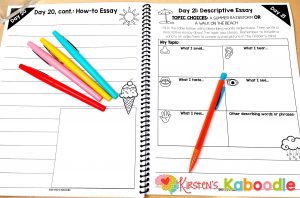 Summer Writing Challenge Prompts for 30-Days of Writing Activities