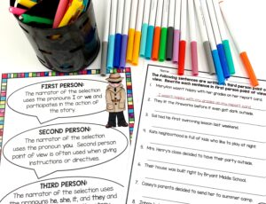 point of view task cards