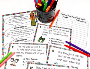 Point of view task cards