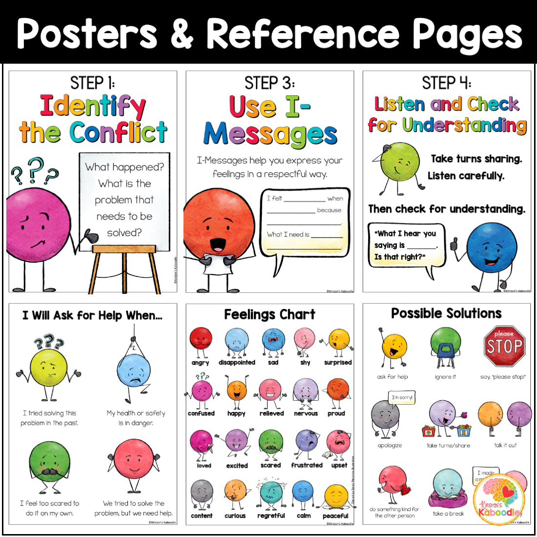 conflict-resolution-corner-for-kids-sample-posters