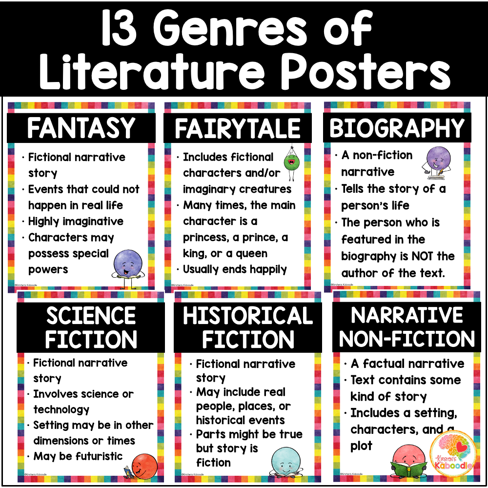 genres-of-literature-posters