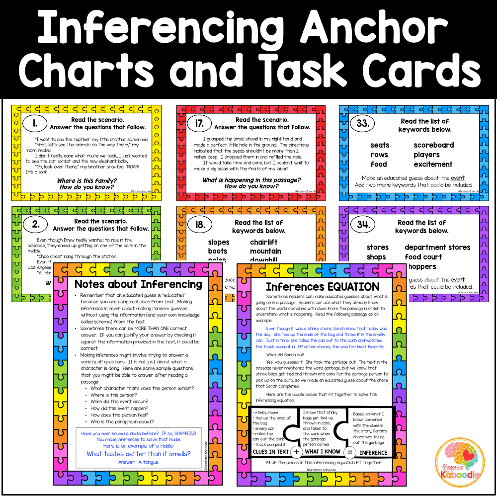 making-inferences-task-cards-activities