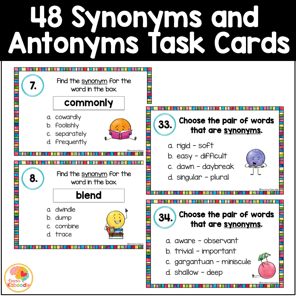 synonyms-and-antonyms-task-cards-and-activities