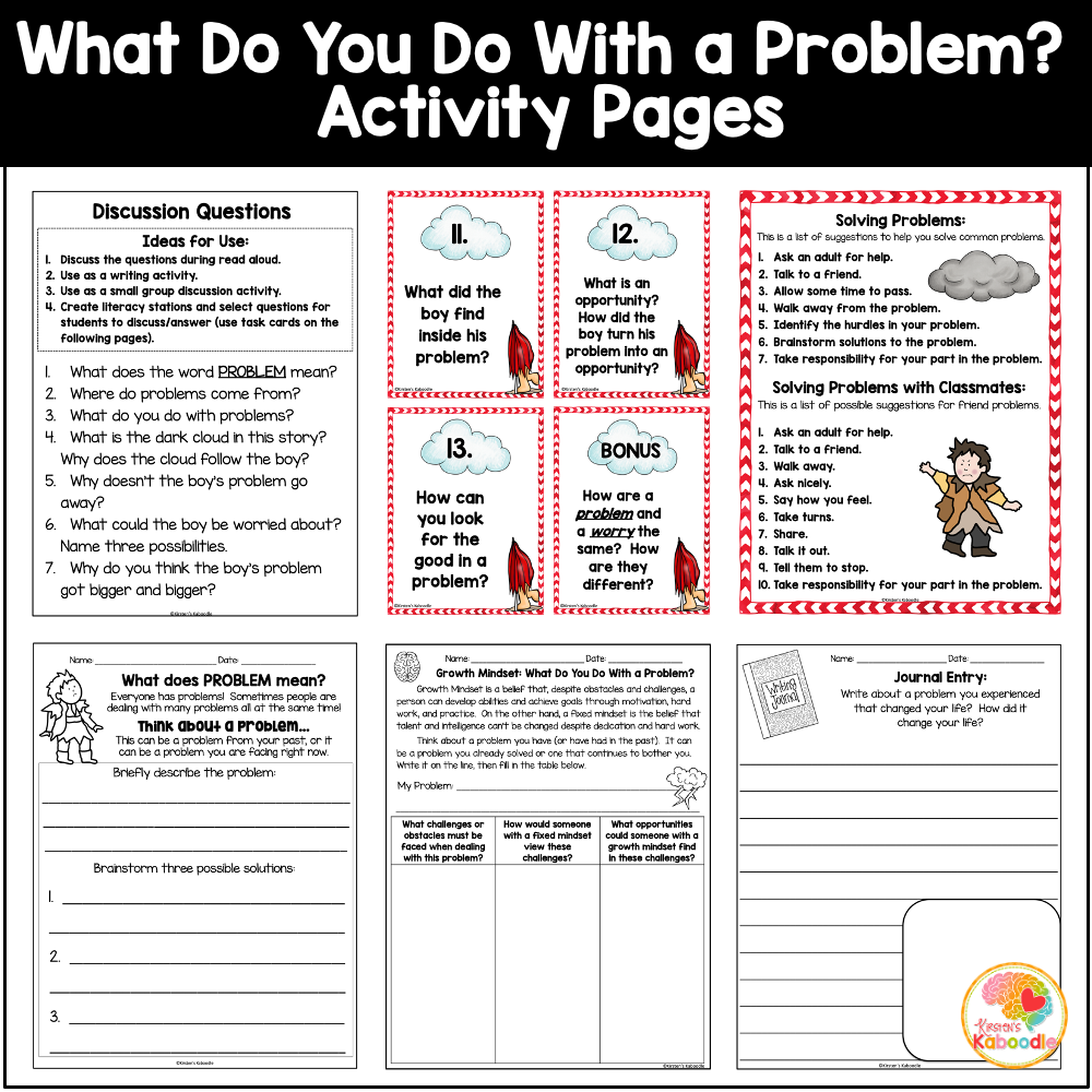 what-do-you-do-with-a-problem-book-activities-2nd-grade