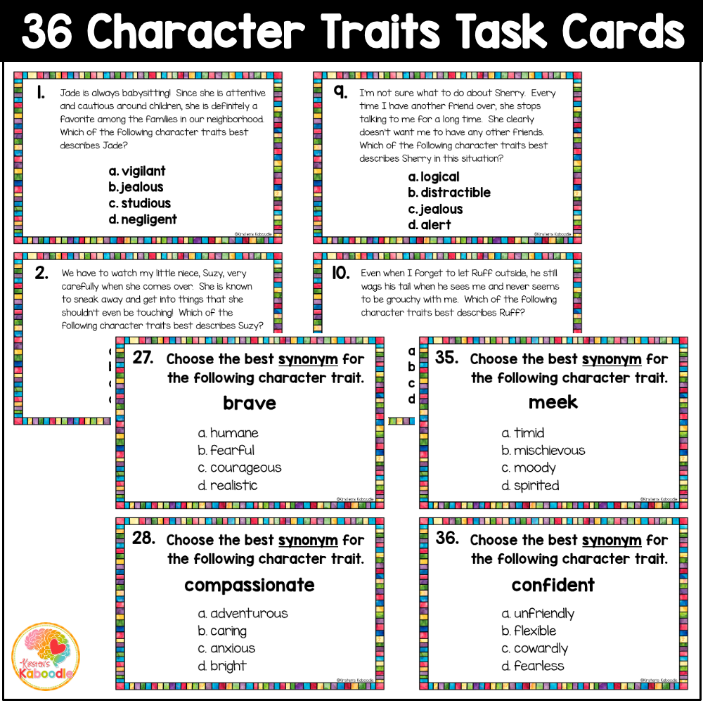 character-traits-word-list-posters-and-task-cards-activites