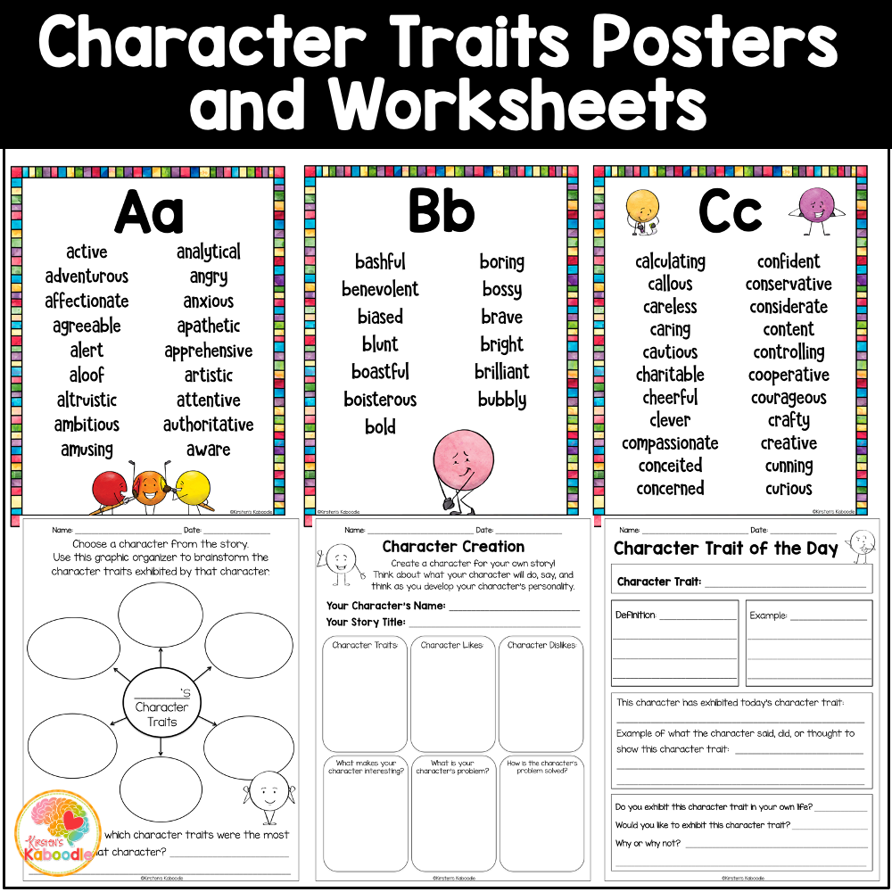 character-traits-word-lists-posters-and-task-cards-activites