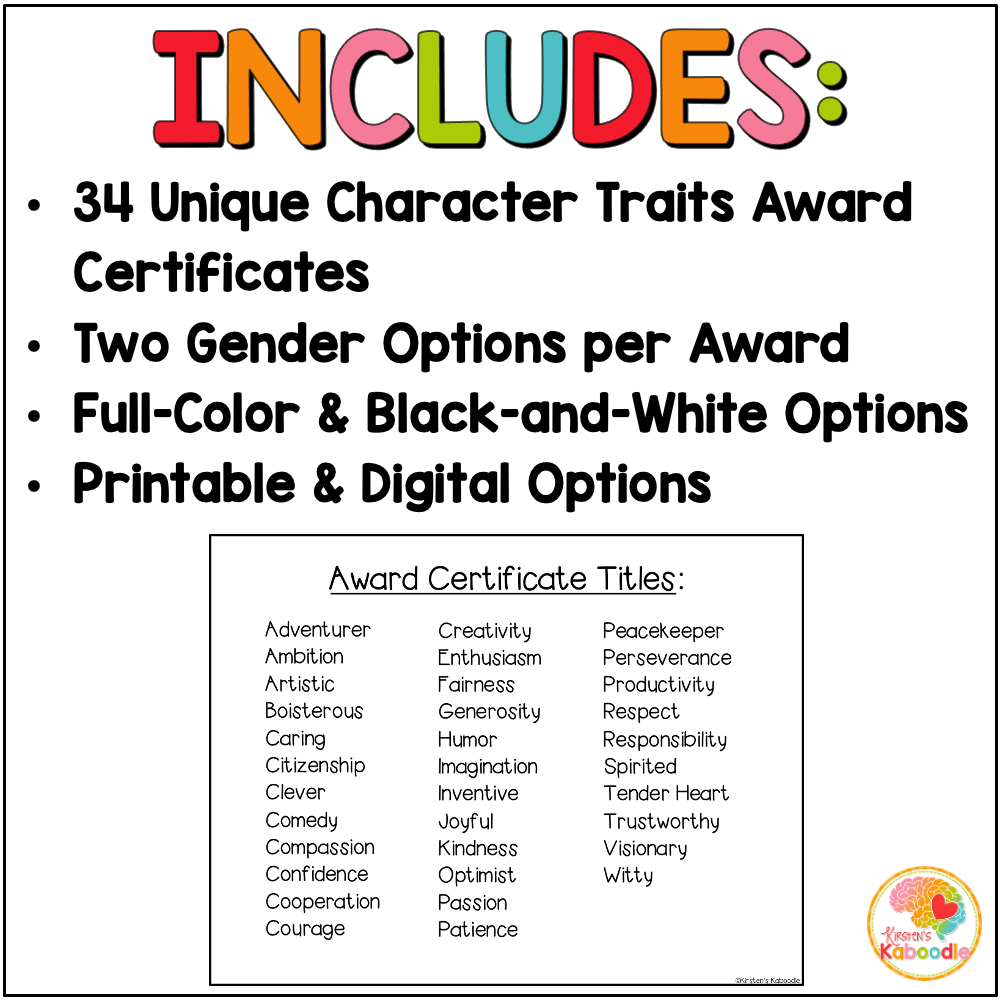 end-of-year-character-traits-awards-3rd-4th-5th-grade-students