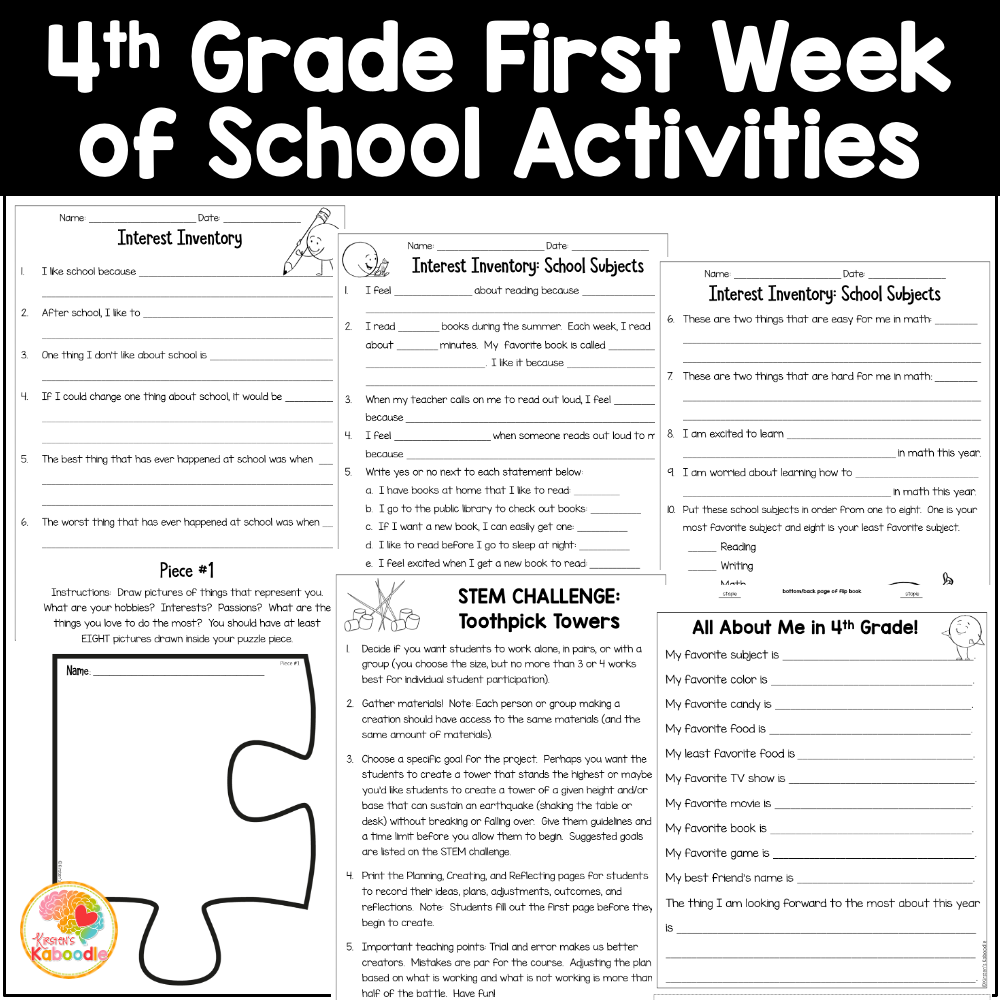 first-week-of-school-activities-4th-fourth-grade