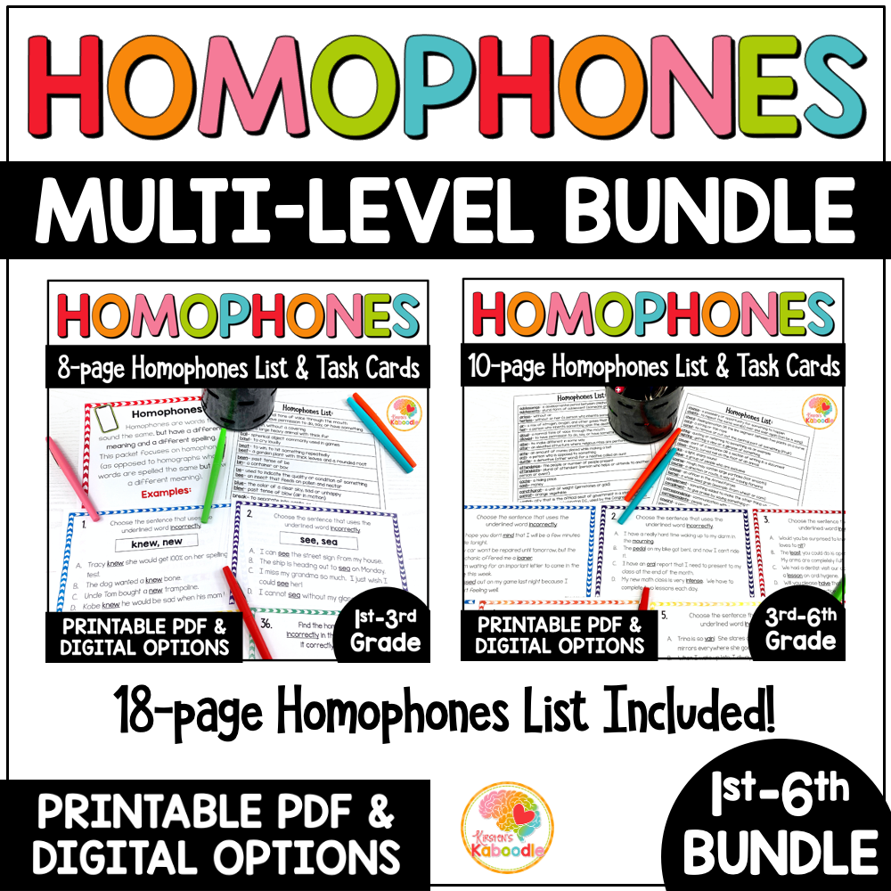 homophones-activities-for-kids-task-cards-list