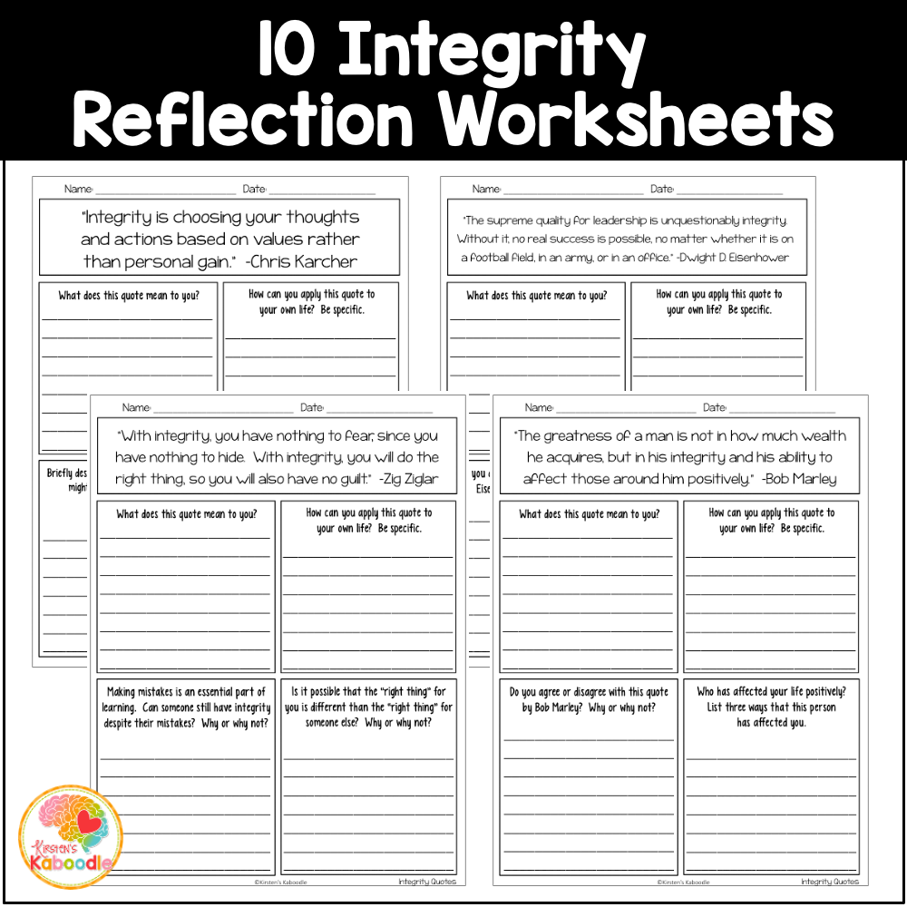 integrity-quotes-for-kids-activities