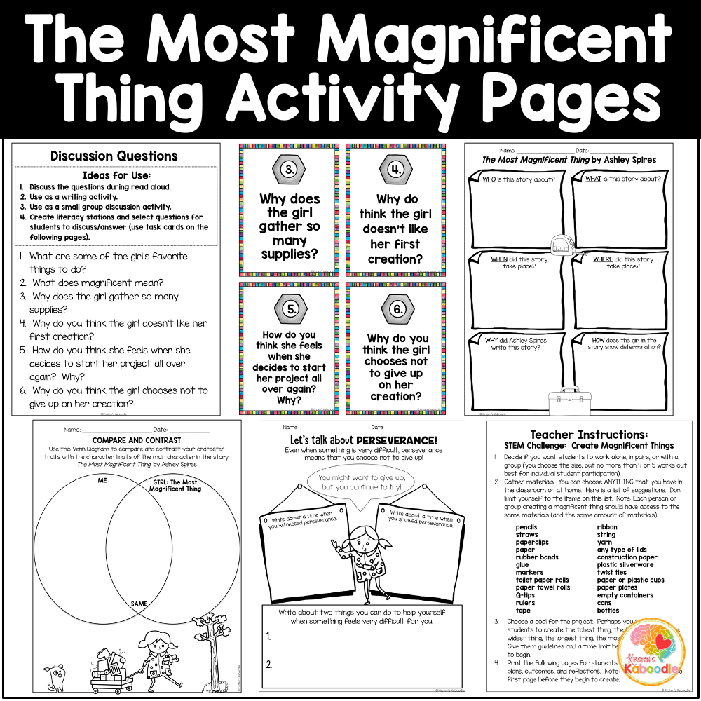 the-most-magnificent-thing-activities-2nd-grade