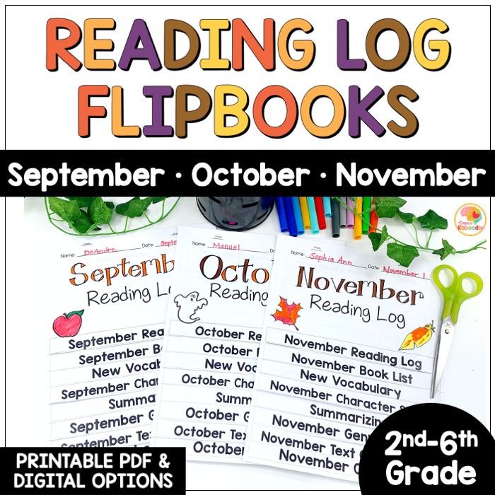 back-to-school-fall-reading-log-flip-books