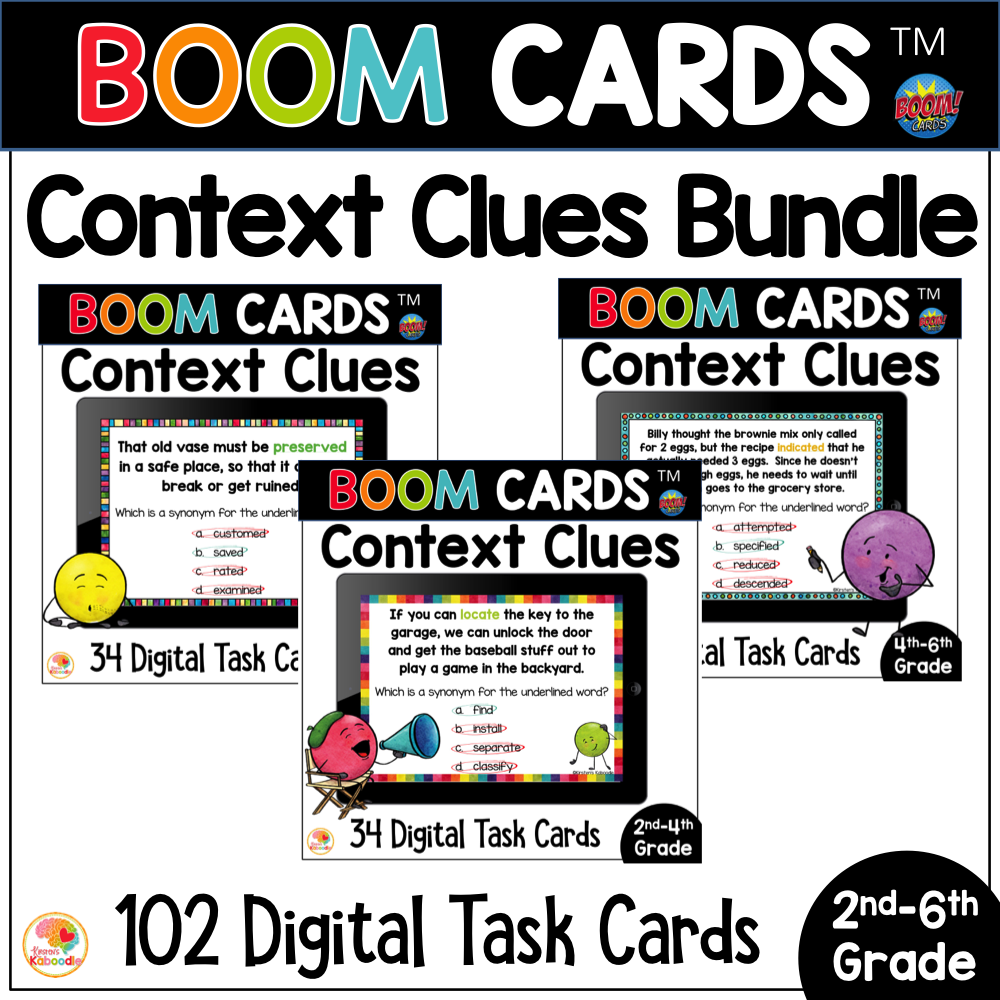 context-clues-boom-cards-bundle