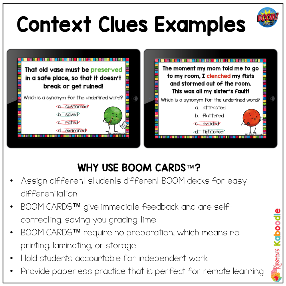 English Language Arts BOOM CARDS ™ Interactive Digital Task Cards BUNDLE #3 - Image 4