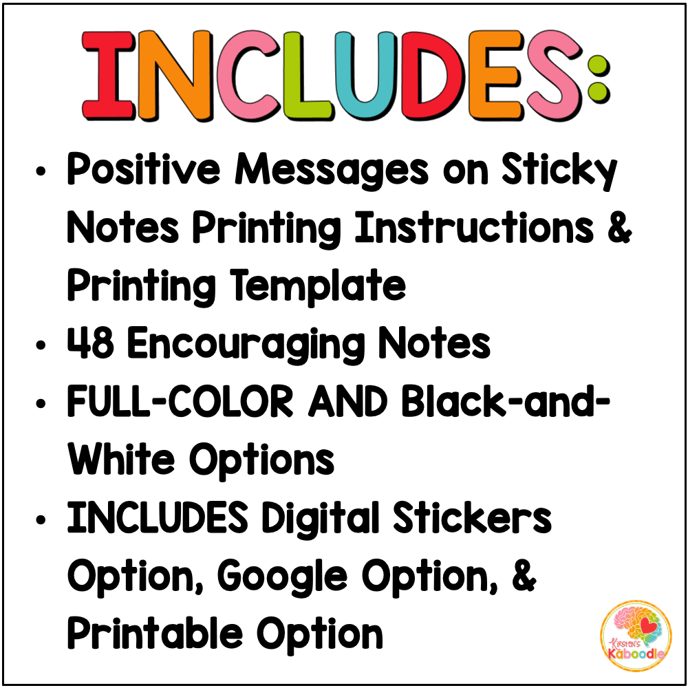 positive-messages-on-sticky-notes-for-kids