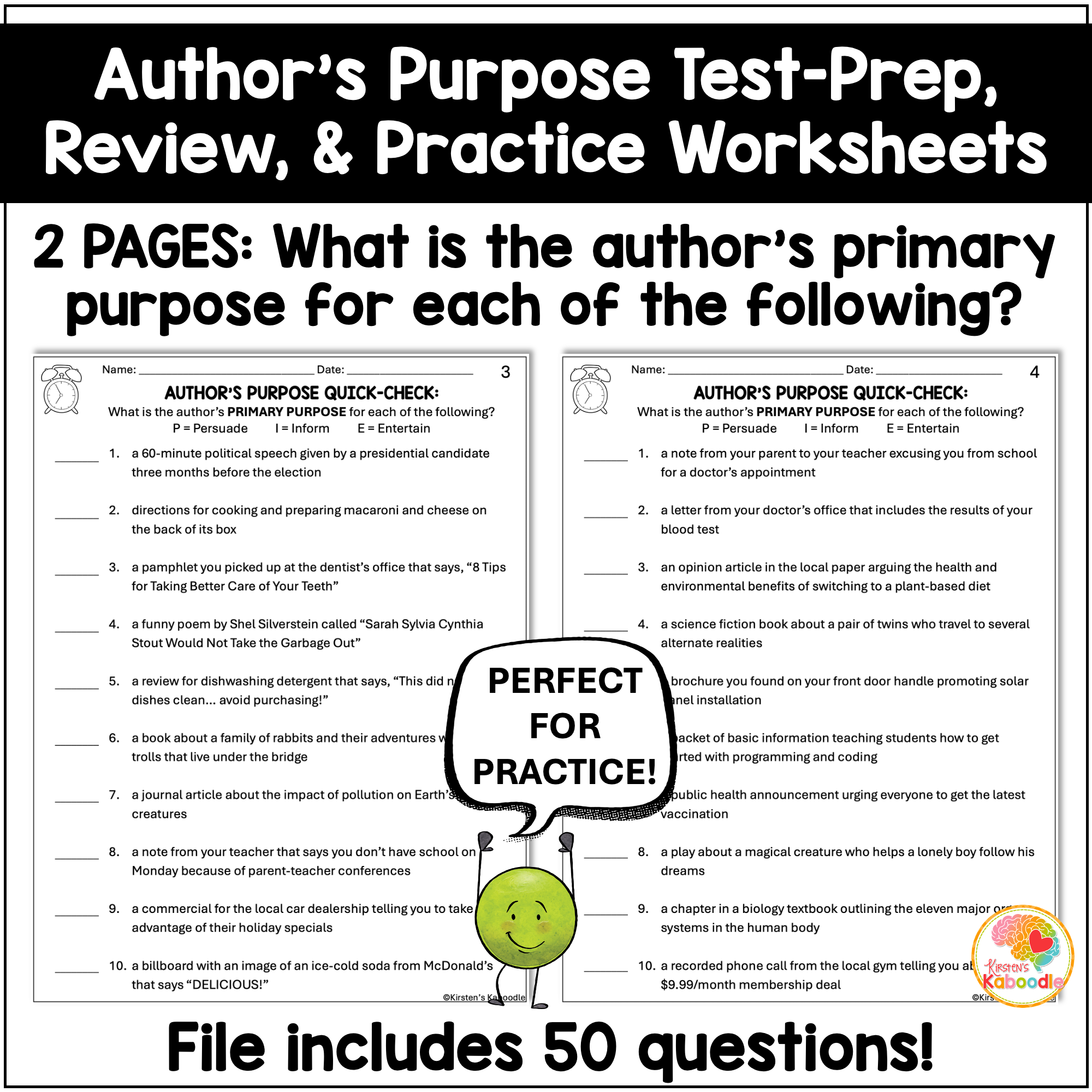 authors-purpose-review-quick-check-worksheets