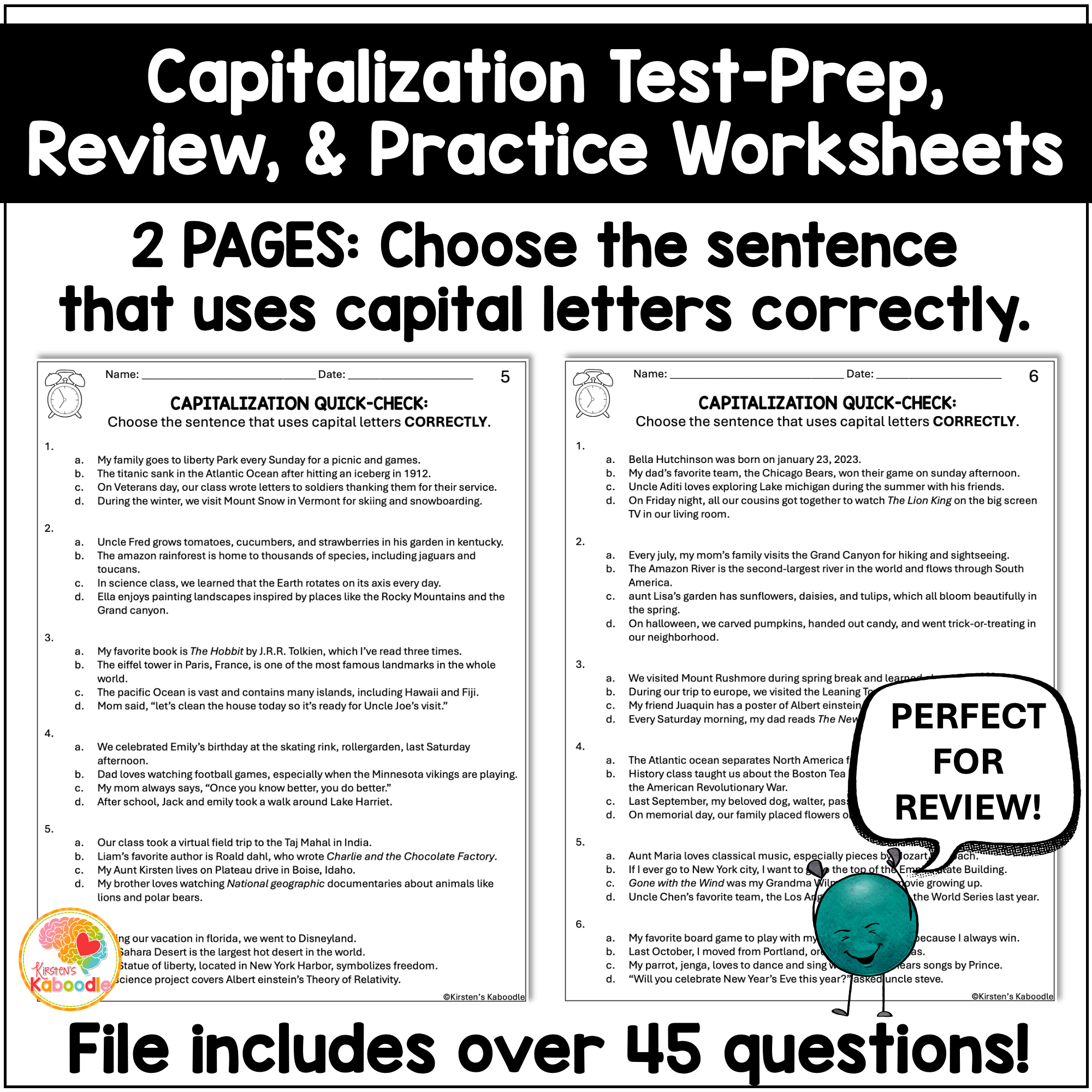 capitalization-multiple-choice-quick-checks-worksheets
