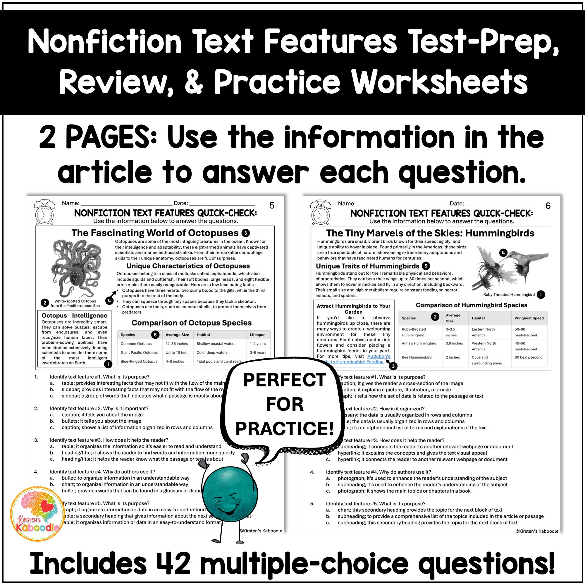 nonfiction-text-features-quick-check-review-worksheets