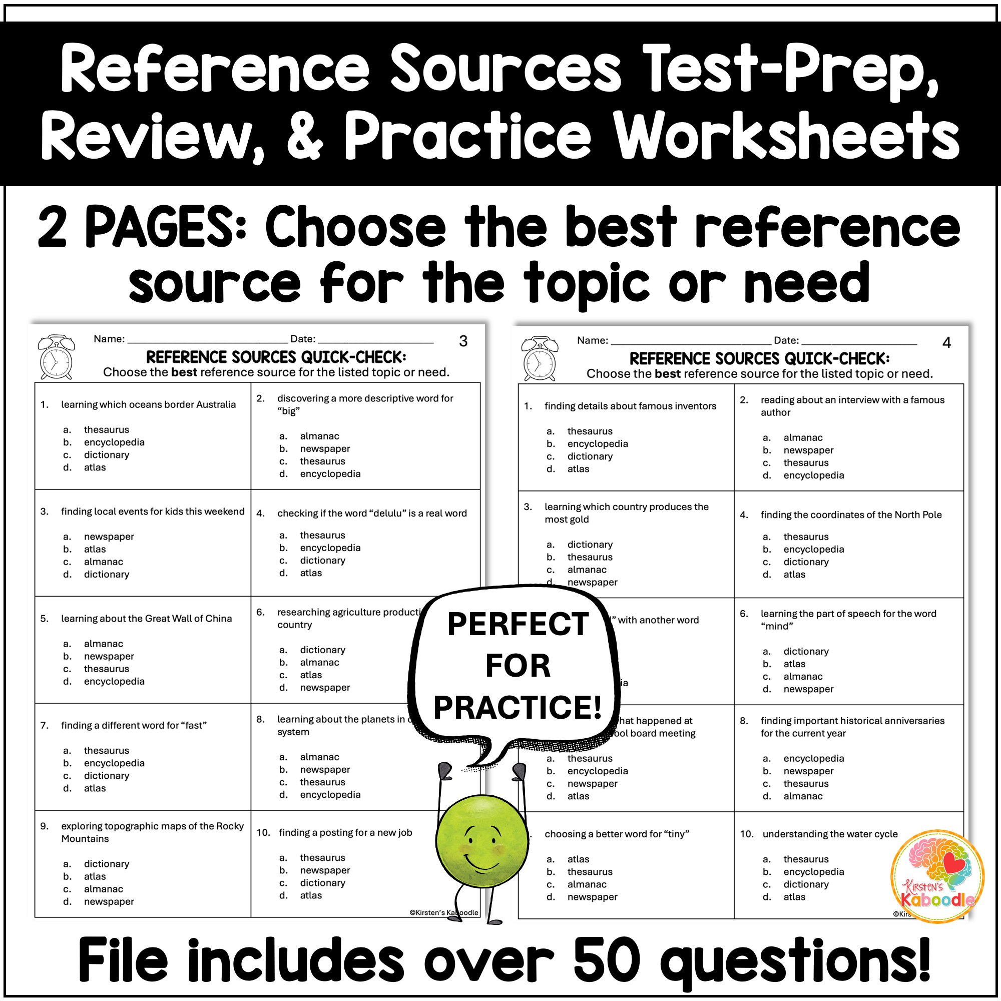 reference-sources-worksheets-review