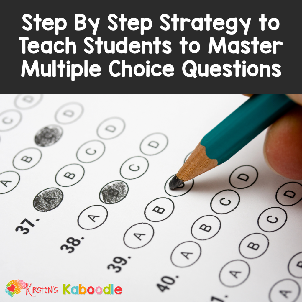 Crack the Code Multiple Choice Test Taking Strategies • Kirsten's Kaboodle