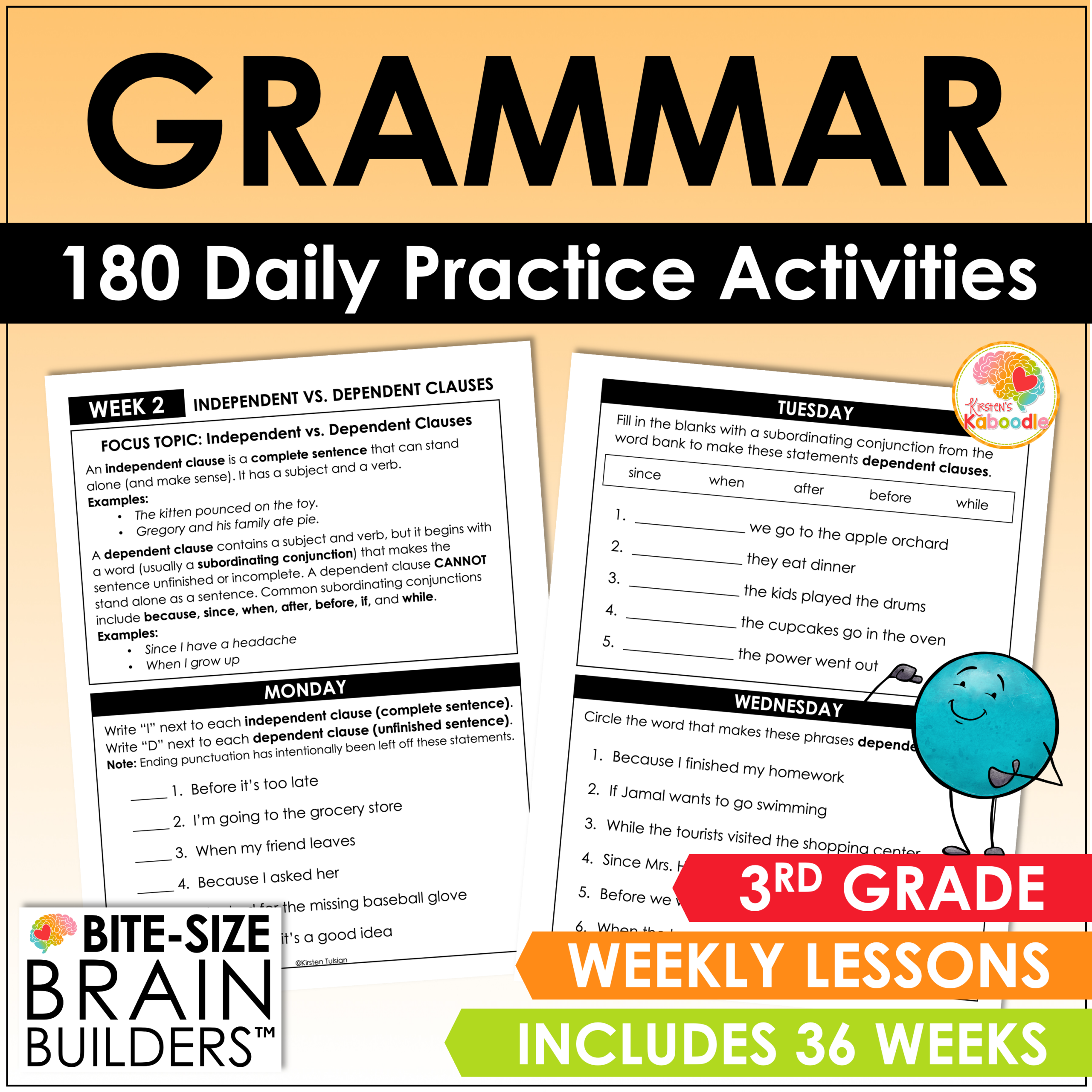 3rd-grade-grammar-bite-size-brain-builders-daily-activities-warm-ups