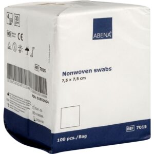 Kompress nonwoven vit 4-lags 7,5x7,5