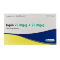 Tapin 25 mg/g + 25mg/g 5 x 5gram