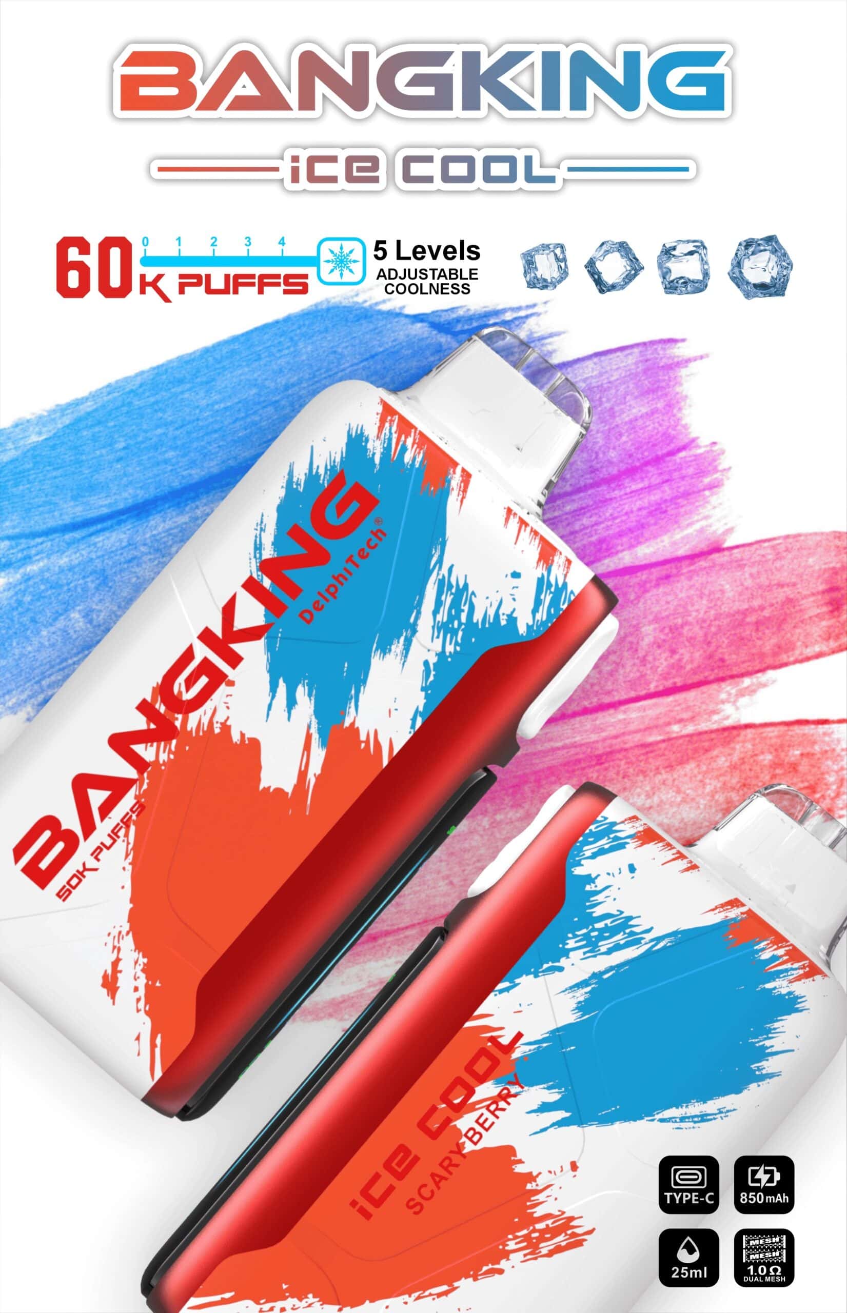 Bang King Ice Cool 60000 Scary Berry