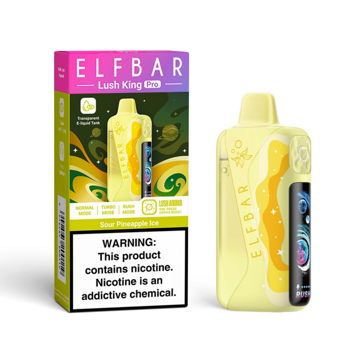ELF BAR Lush King Pro 40000 Sour Pineapple Ice – Image 2