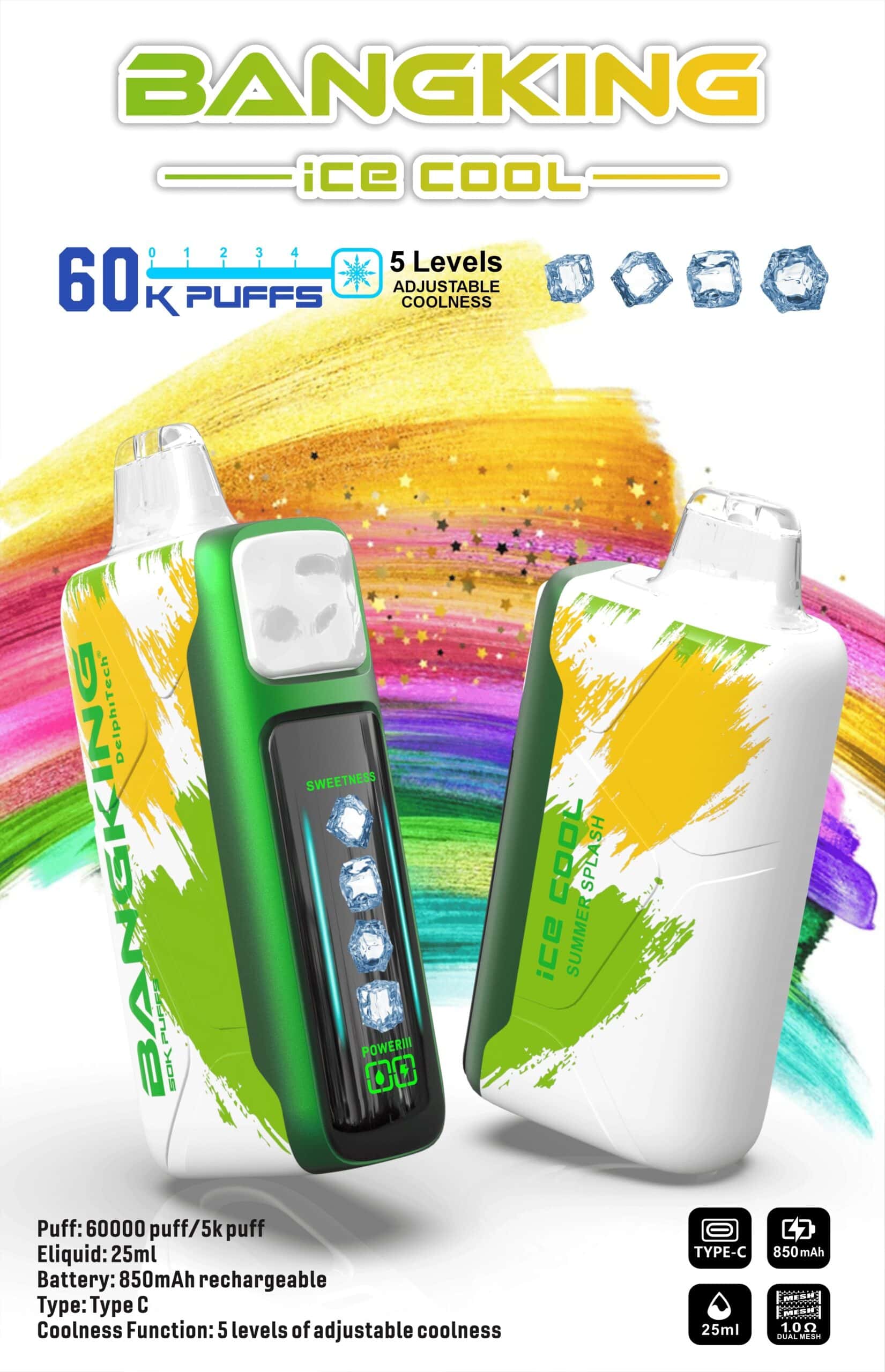 Bang King Ice Cool 60000 Summer Splash