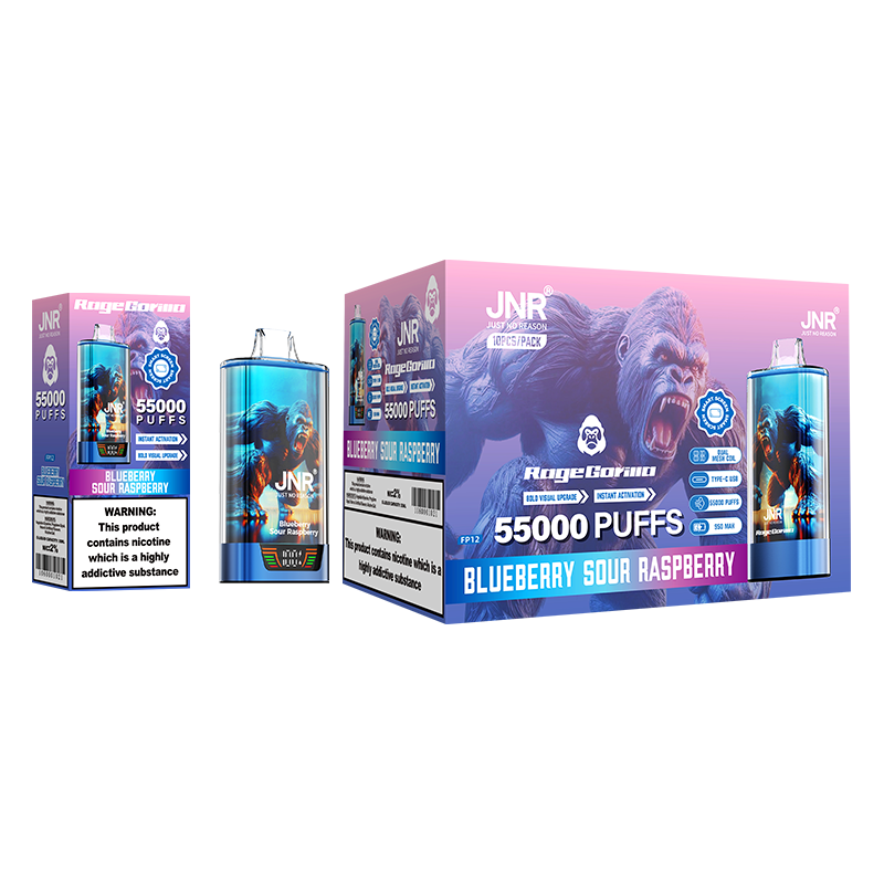 JNR Rage Gorilla 55000 Blueberry Sour Raspberry – Bild 2