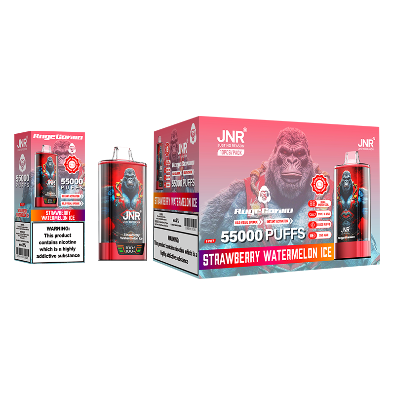 JNR Rage Gorilla 55000 Strawberry Watermelon Ice – Bild 2