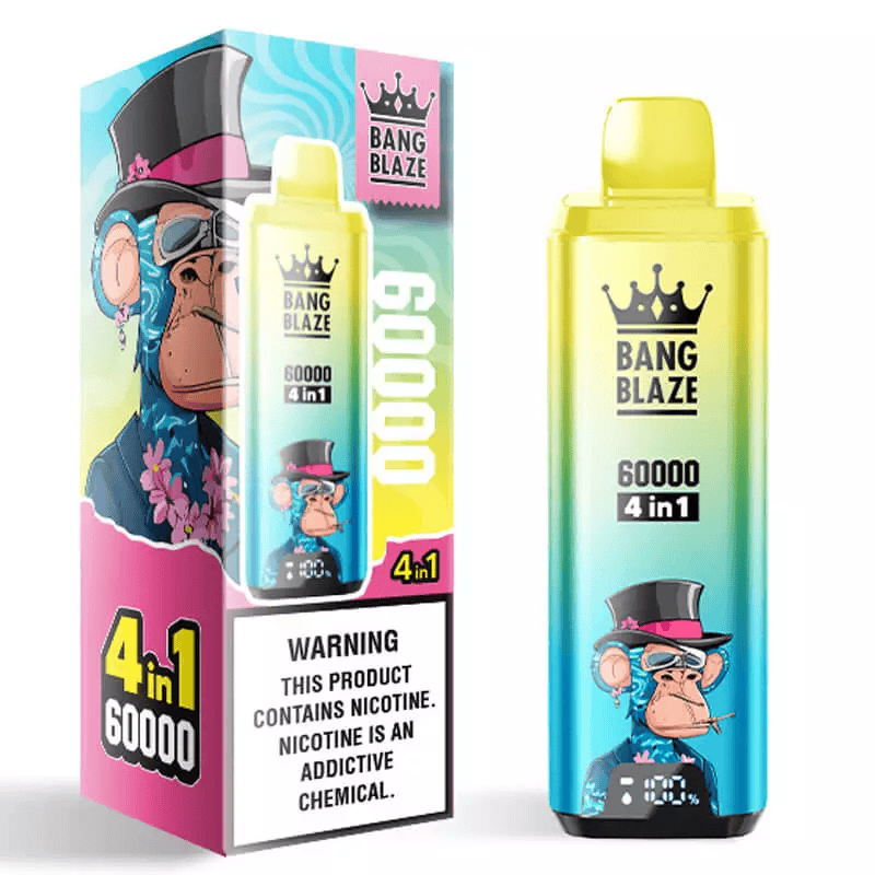 Bang Blaze 60000 Energy Drink & Blueberry Watermelon & Sour Apple Raspberry & Gummy Bear – Bild 2