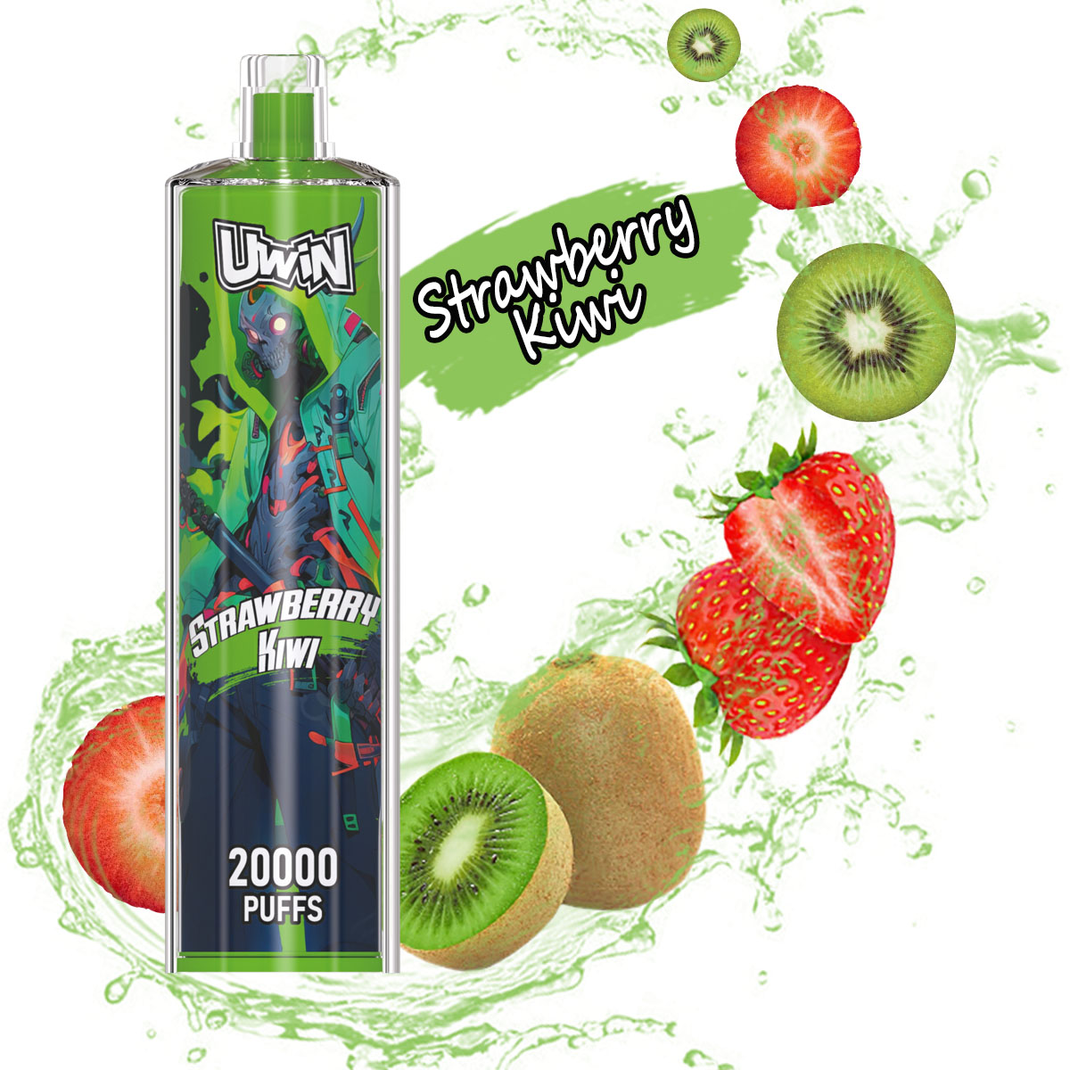 Uwin Crystal 20000 Strawberry Kiwi
