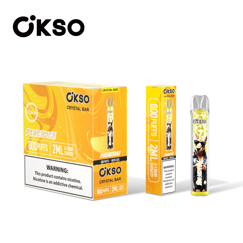 OKSO Crystal Bar 800 Peach Ice – Bild 2