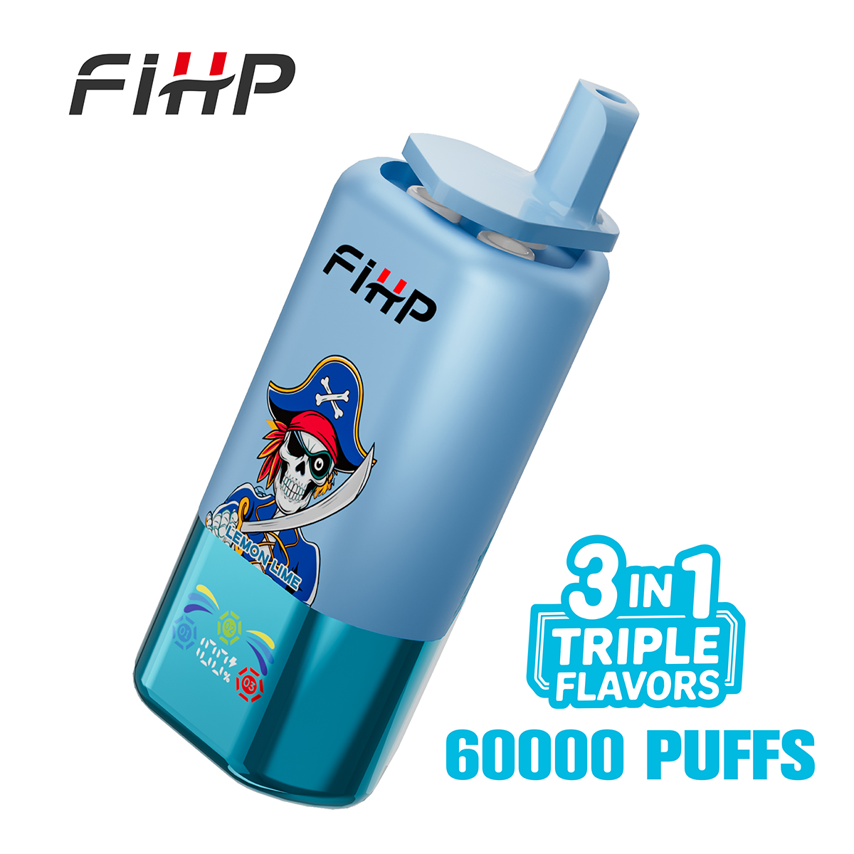 FIHP 60000 3in1 Lemon Lime & Strawberry Watermelon & Blueberry Ice