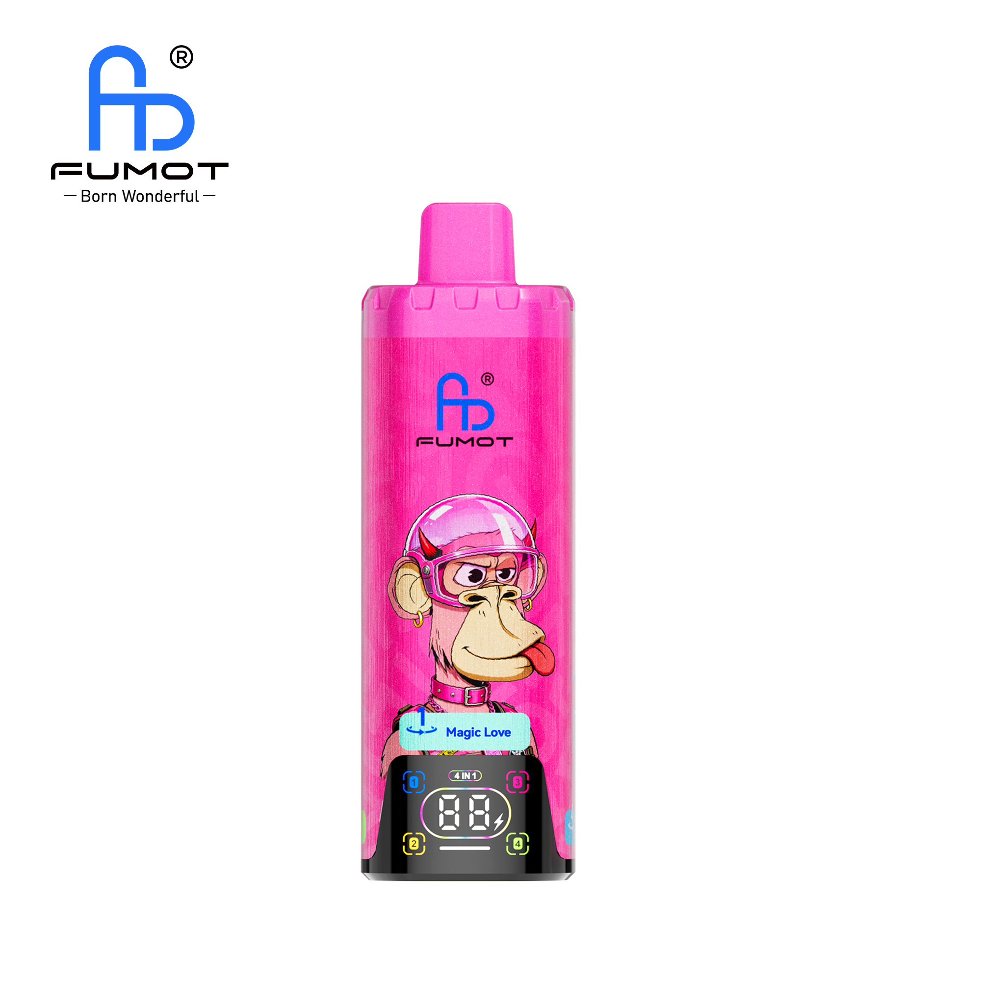 Fumot ECO 4in1 80K Magic Love & Kiwi Passion Fruit Guava & Dragonfruit Raspberry & Lemon Lime – Bild 4