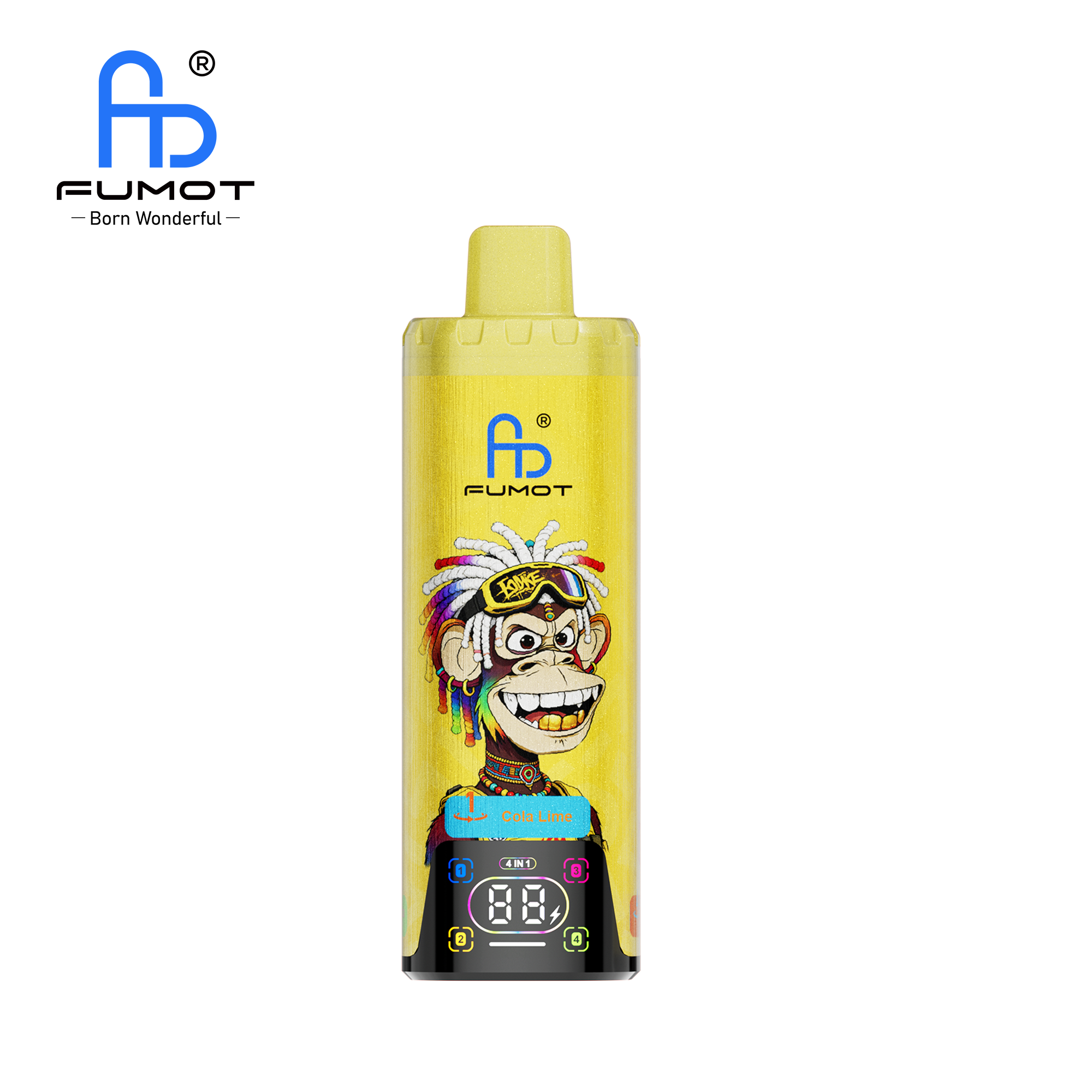 Fumot ECO 4in1 80K Cola Lime & Cherry Cola & Dr Blue & Strawberry Grape – Bild 4