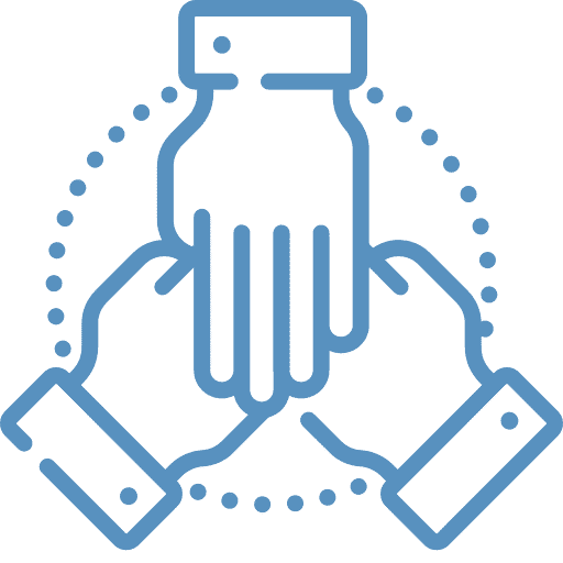 Cloud computing digital icons data flow interconnected network.