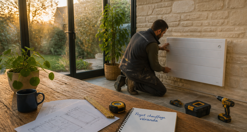 comment chauffer une veranda radiateur inertie