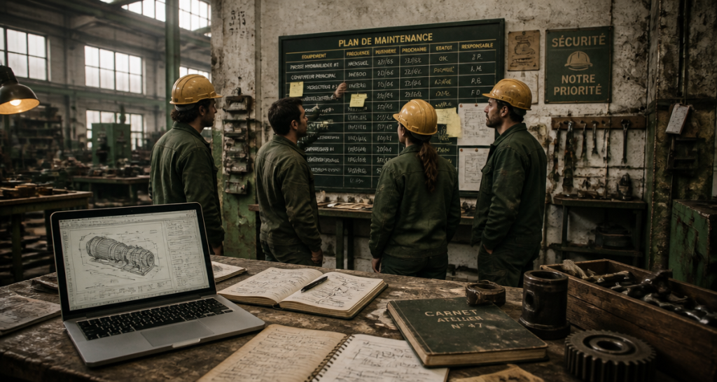 comment organiser un service de maintenance en atelier industriel