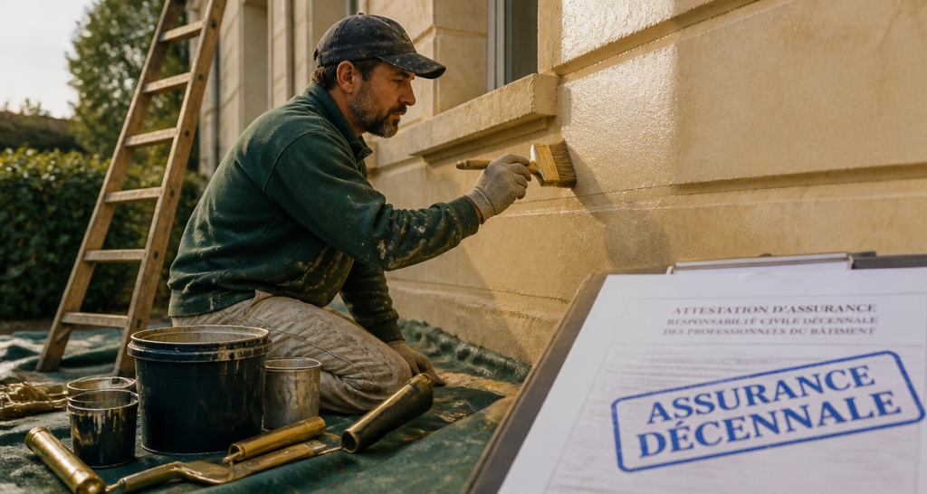 décennale peinture peintre façade document officiel