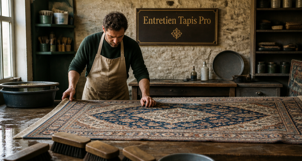 ou faire nettoyer un tapis atelier professionnel