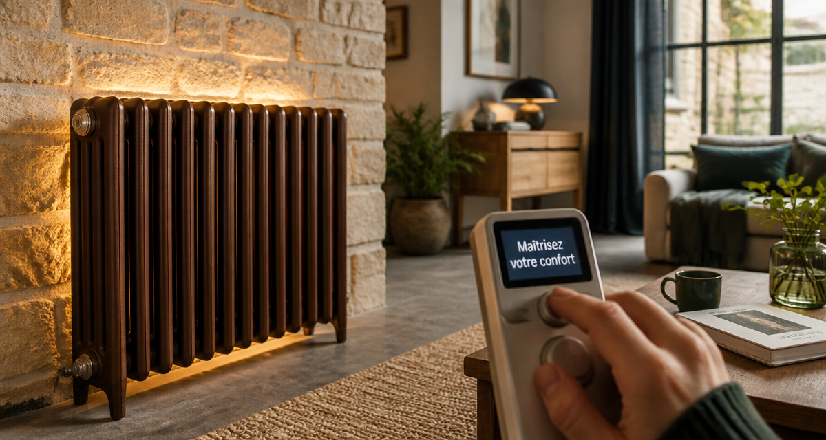 Radiateur à inertie consommation, réglage du thermostat