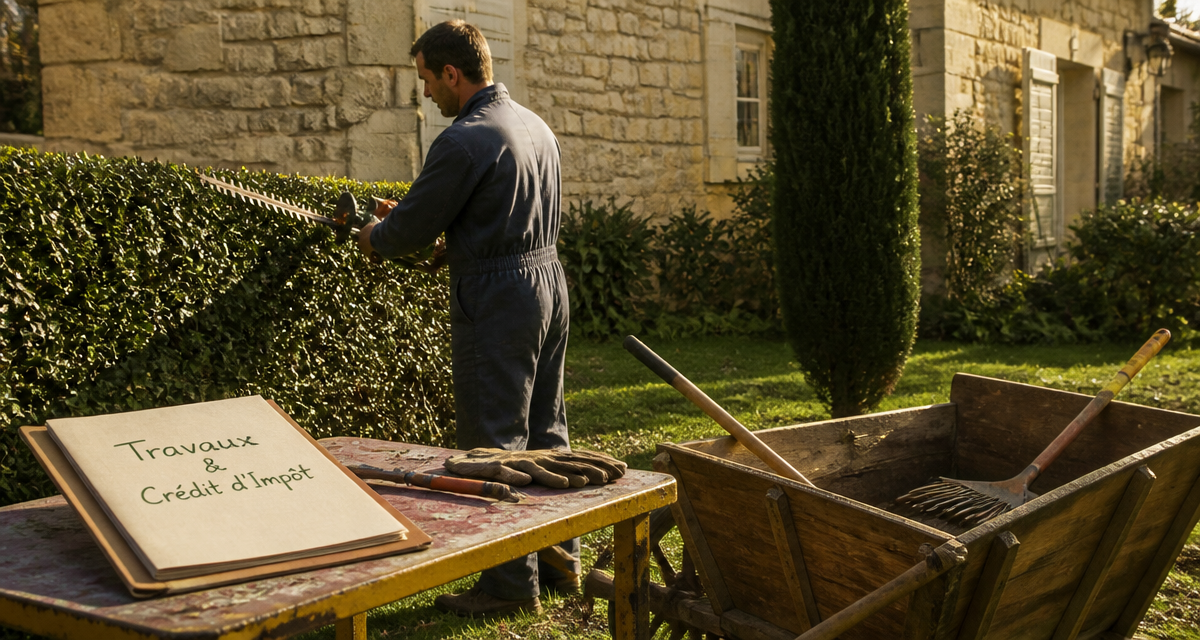 travauxmakers.fr travaux à domicile jardinier crédit d'impôt