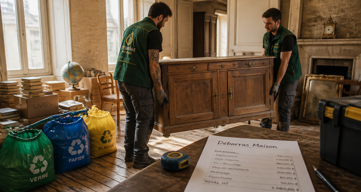 Entreprise qui vide les maisons professionnels débarras