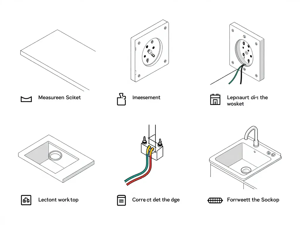 installation prise plan de travail legrand sécurité et normes