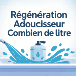 régénération adoucisseur combien de litre salle de bain graphique